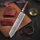 Premium 9.5" Inch Kiritsuke Kitchen Knife Japanese 67 Layers Damascus Steel Kitchen Chef Kiritsuke Knife with Pakkawood Handle