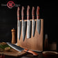 Grandsharp Knives Sets Japanese Knife 67 Layers 10Cr15MoV Damascus High Carbon Steel Chef Knives Set with Sandal Wood Handle