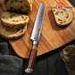 High Quality 8" Inch Ultra Sharp 67 Layers High Carbon Damascus Steel Kitchen Knife Serrated Bread Knife with Pakka Wood Handle