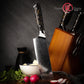 Luxury 67 Layer Damascus Steel Nakiri Knife High Quality 10cr15comov Kitchen Nakiri Knives with Gold-Foil Decoration Resin Handle