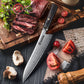 Grandsharp Kitchen Chef Knife 67-Layers Damascus Powder Carbon Steel Kitchen Knife with Ebony Handle
