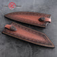 Grandsharp Professional Knife Leather Sheath Genuine Cowhide Leather Chef Kiritsuke Knives Vintage Sheath
