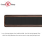 Grandsharp Strong Magnet Walnut Wood Knife Hanger Strip Magnetic Wall Mounted 15.8" Holder
