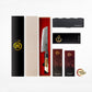 Grandsharp Professional 67 Layers Damascus Steel Nakiri Knife Resin and Solidified Wood Handle