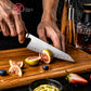 Grandsharp Premium Handmade 5 Layers High Carbon Stainless Steel Kitchen Chef Garasuki Knife With Ciricote Wood Handle