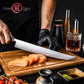 Grandsharp Handmade 5 Layers Clad High Carbon Stainless Steel Kitchen Chef Sakimaru Sushi Knife Ciricote Wood Handle