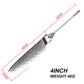 Professional DIY Damascus AUS-10 Steel Kitchen Knife Blank Blade Set Without Handle