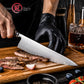 Grandsharp Handmade 5 Layers Clad High Carbon Stainless Steel Kitchen Chef Knife Forged Knives Ciricote Wood Handle