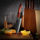 Grandsharp Professional 5.5 Inch Bunka knife Damascus 67 Layers 10Cr15C0Mov Steel Kitchen Knives For Cutting Vegetables Fruit