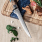 6" Damascus 10CR15MOV Steel With Octagonal Resin+Wood Handle Meat Boning Steak Cutter Kitchen Chef Knife