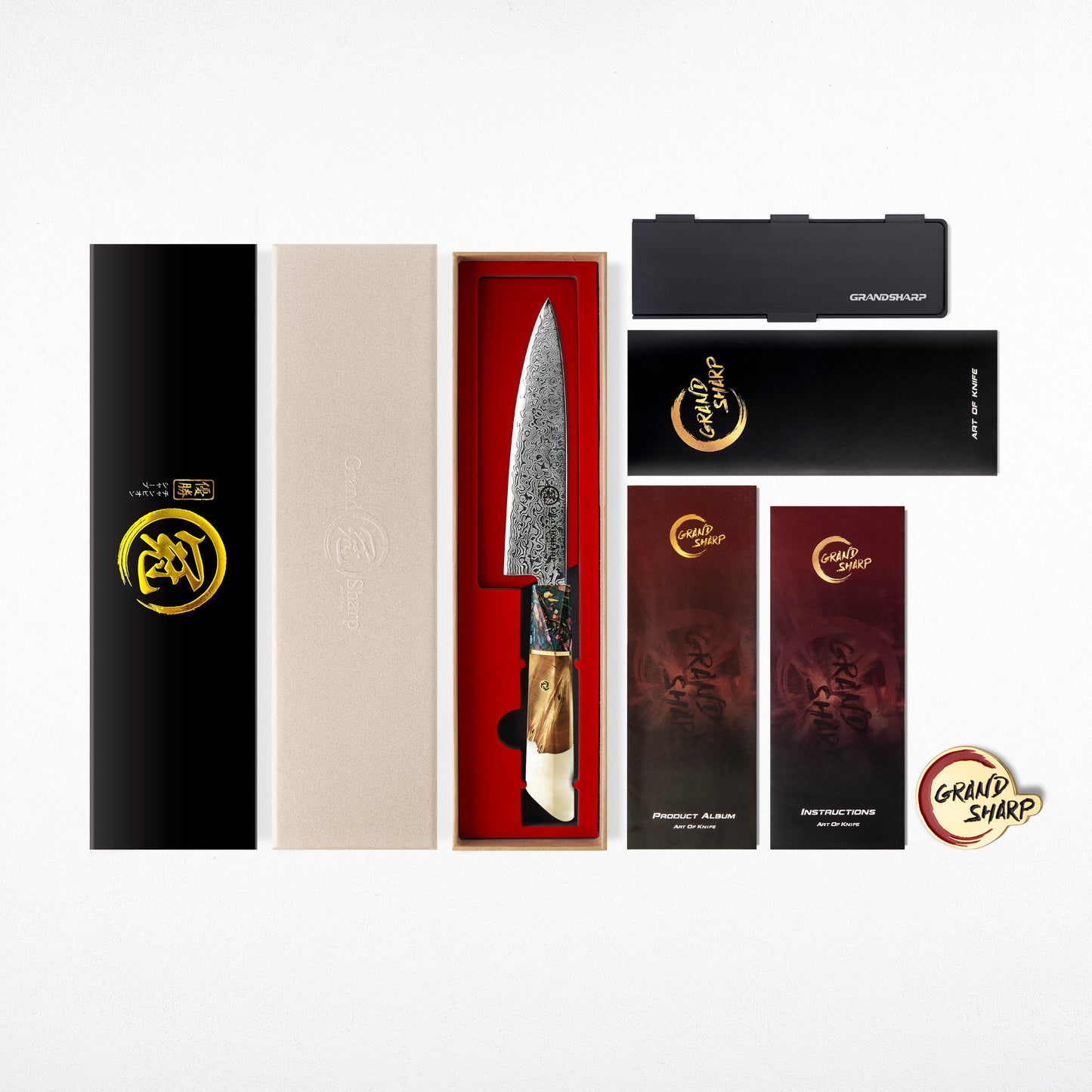 5.5 Inch Utility Knife Japanese Damascus AUS10 Steel Kitchen Knives Ultra Sharp Stainless Steel Chef Slicing Cutter