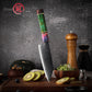 Grandsharp 5.5 Inch 67 Layers Damascus Steel Kitchen Chef Kiritsuke Knife Knife Cutting Knives Octagonal Wood Handle