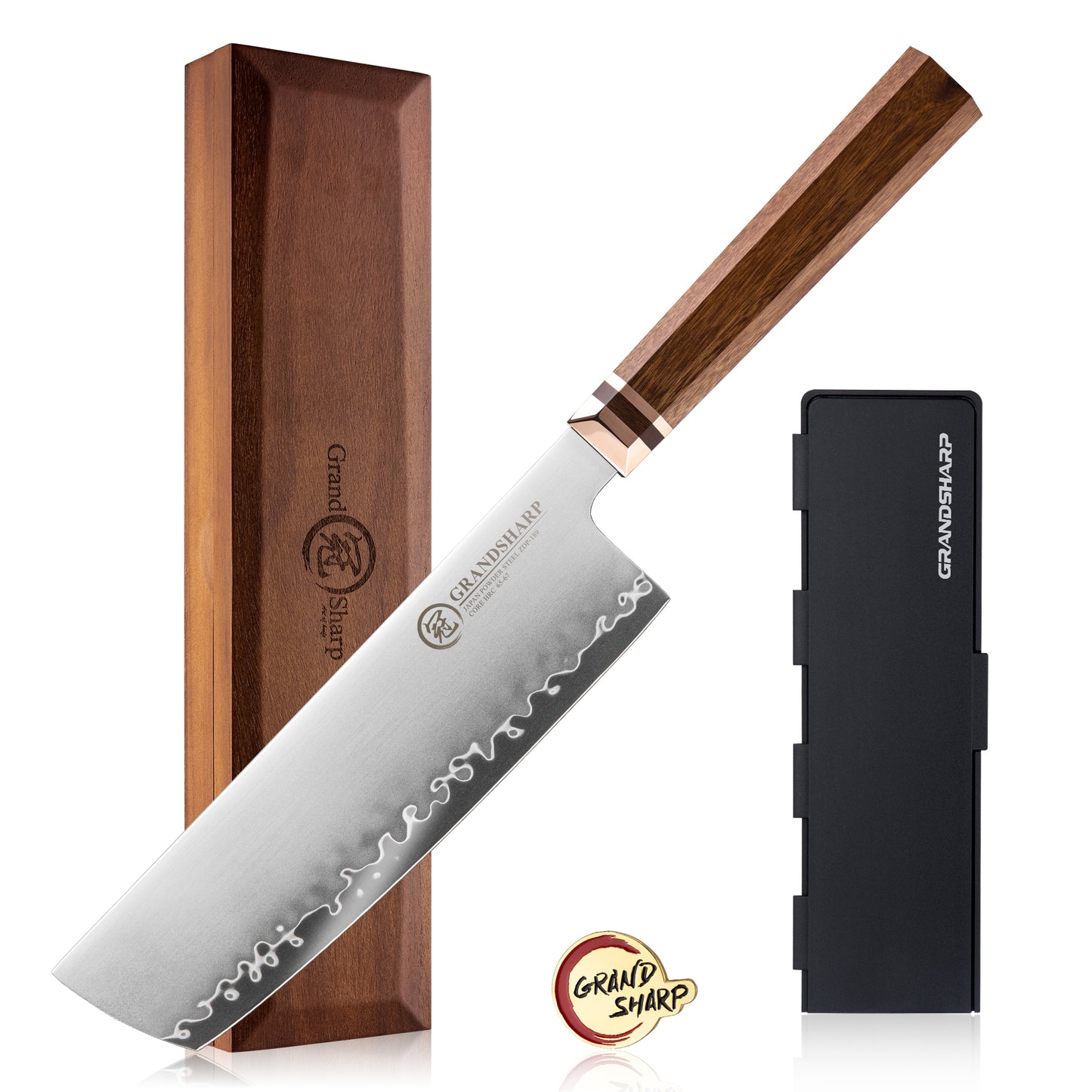 Grandsharp Design Japan ZDP-189 San Mai Steel Chef Knife Set