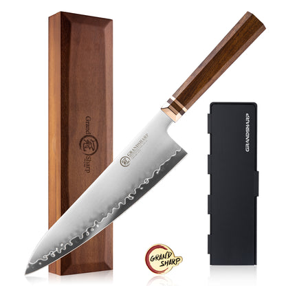 Grandsharp Design Japan ZDP-189 San Mai Steel Chef Knife Set