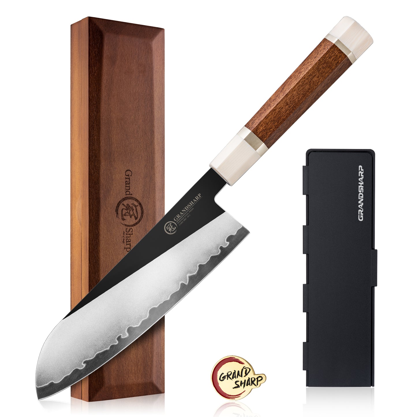 Grandsharp PM204 / M390 San Mai Steel Premium Chef Knife Collection