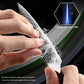 Grandsharp 5 Inch 67 Layers Damascus Steel Fruit Vegetable Chef Utility Knife With Resin and Solidfied Wood Handle