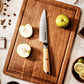 Grandsharp Professional 5 Inch 67 Layers AUS10 Damascus Steel Kitchen Knife Chef Utility Knife with Resin and Oliver Wood Handle
