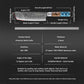 7'' Nakiri Knives High Carbon Blue Resin Handle Vegetable Cutter Chef Kitchen 10CR15MOV Damascus Steel Nakiri Knife