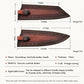 Grandsharp Professional Knife Leather Sheath Genuine Cowhide Leather Chef Kiritsuke Knives Vintage Sheath