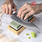 Sharpening Stone 1000 & 3000 Grit Double Sided Whetstone Set For Knives With Non-Slip Bamboo Base Free Angle Guide Corundum