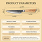 Grandsharp Custom Olive Wood Handle Damascus Utility Knife