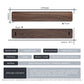 Grandsharp Strong Magnet Walnut Wood Knife Hanger Strip Magnetic Wall Mounted 15.8" Holder