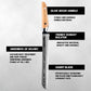 Grandsharp 10 Inch Bread Chef Knife 67 Layers Damascus Steel Kitchen Bread Knife Cutting Bread Knife with Olive Wood Handle