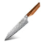 Grandsharp Premium 1-5pcs Damascus Kitchen Knife Set 67 Layers AUS-10 Cutting Core Africa Rose Wood Handle Meat Food Cutter