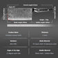 Grandsharp Premium Cleaver Cutting Knife Kitchen 67 Layers AUS10 Damascus Steel Cleaver Knives with Black Carbon Fiber Handle