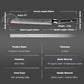 Grandsharp Kitchen 67 Layers 8 Inch Bread Knife AUS10 Damascus Steel Kitchen Bread Cutting Knives with Black Carbon Fiber Handle
