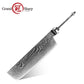 Premium DIY 67 Layers Damascus Steel Half Tang Blank Blade S35VN Powder Steel Core