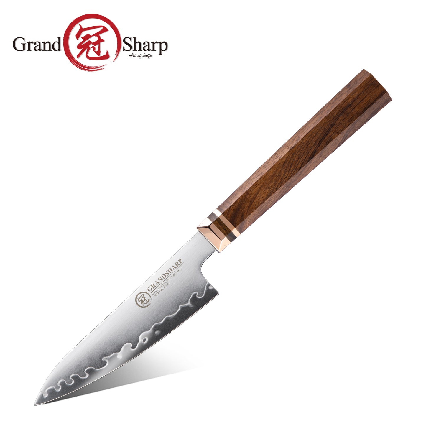 Grandsharp Design Japan ZDP-189 San Mai Steel Fruit Paring Knife