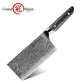 Grandsharp Damascus Steel Cleaver Knife Chinese Cai Dao