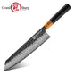 Grandsharp Handmade Forged Kurouchi Damascus 10Cr15CoMoV Kiritsuke Chef Knife
