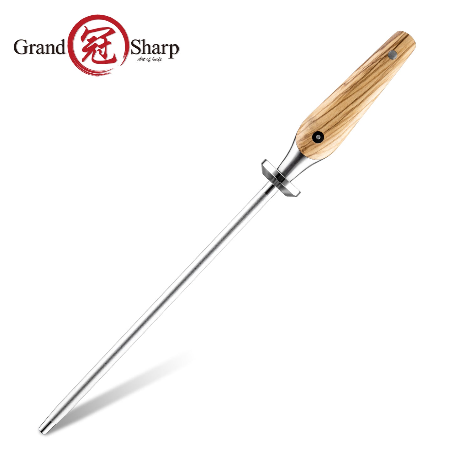 Grandsharp Olive Wood Handle Damascus Kitchen Chef Knife Collection