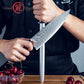 Grandsharp 9 Inch Diamond Powder Round Shank Sharpening Rod Kitchen Chef Knives Accessories Sharpening Stick Sharpener