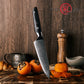 Grandsharp 5.5 Inch Utility Knife 67 Layers AUS10 Damascus Steel Utility Kitchen Knives with Black Handle