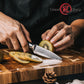 Grandsharp Paring Fruit Kitchen Knife 67 Layers 4 Inch AUS10 Damascus Steel Kitchen Paring Knives with Black Carbon Fiber Handle