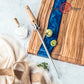 Grandsharp Kitchen Knife Sharpening Rod 10 Inch Diamond Powder Knife Sharpener for Chef Knives Sets with Olive Wood Handle