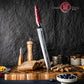Grandsharp Damascus Steel Bread Knife 10 Inch Baking Knives Cake Slicing Kitchen Knife with Resin and Carbon Fiber Handle