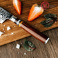 Grandsharp 5'' Santoku Knife 67 Layers AUS10 Damascus Steel Kitchen Chef Santoku Knives with Pakkawood Handle