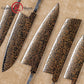 Grandsharp 33 Layers Copper Damascus DIY Blade Mirror-Polished finish