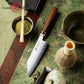 Grandsharp 5.5 Inch Japan ZDP189 Powder Steel Bunka Prep Knife with Mkuruti Wood Handle