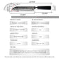 Grandsharp Black Handle 10Cr15CoMoV Damascus Santoku Knife
