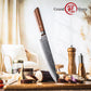 Grandsharp Rose Wood Handle Damascus Chef Knife