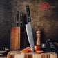 Grandsharp Damascus Steel 9 Inch Gyuto Knife 67 Layers Steel Kitchen Chef Knife with Black Carbon Fiber Handle