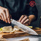 Grandsharp 8'' Kitchen Chef Knife Japanese AUS10 Steel Core Damascus Knife 67 Layers Africa Wood Handle