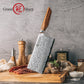 Grandsharp Kitchen Cleaver Caidao Knife 7 Inch 67 Layers AUS10 Damascus Steel Cleaver Cutting Knives with Africa Rose Wood Handle