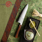 Grandsharp 8 Inch Japan ZDP189 Powder Steel Chef Gyuto Knives with Mkuruti Wood Handle