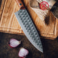 Grandsharp 8 Inch Premium Chef Knife 67 Layers 10Cr15MoV Core Damascus Steel Africa Rose Wood Handle with Gift Box Santoku